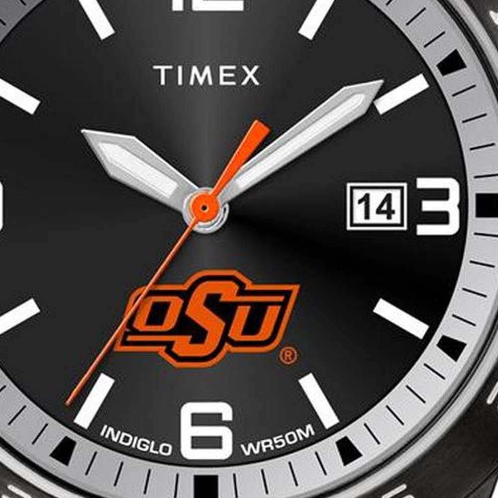Acclaim Reloj de cuarzo de 1.654 in con correa de acero inoxidable para hombre
