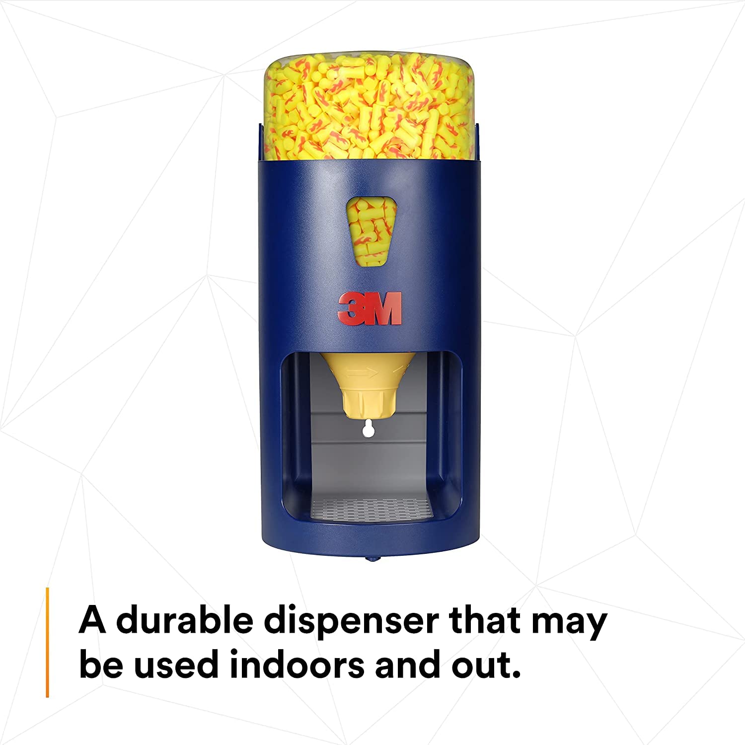 Paquete de dispensador de tapones para los oídos 3M One Touch Pro 391-0000 + tapones para los oídos 3M 391-1254, 500 paresbotella de recarga,