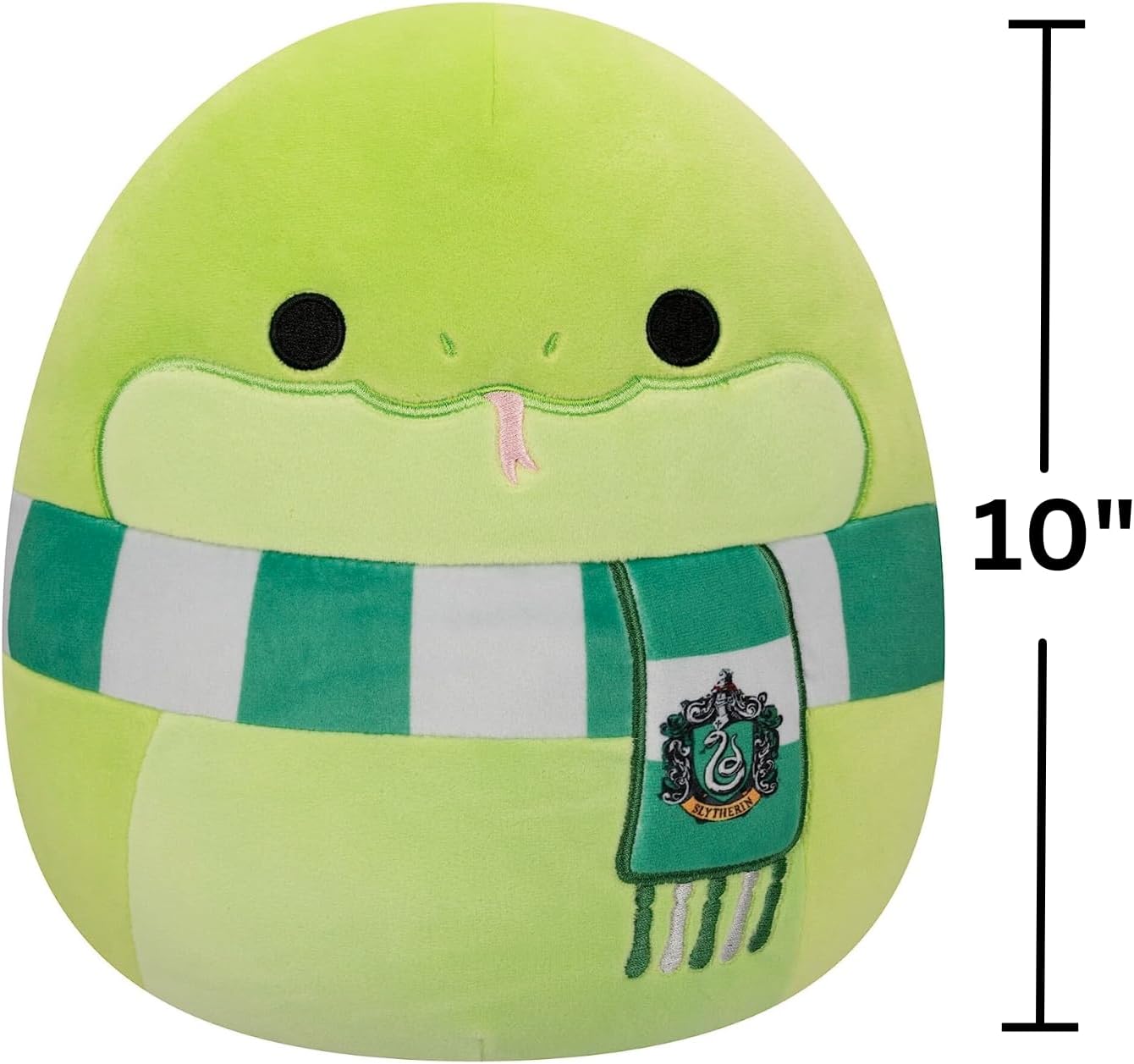 Harry Potter House Squishmallow Bundle  Elige tu casa más gomitas a juego (serpiente verde (Slytherin), 10 pulgadas)