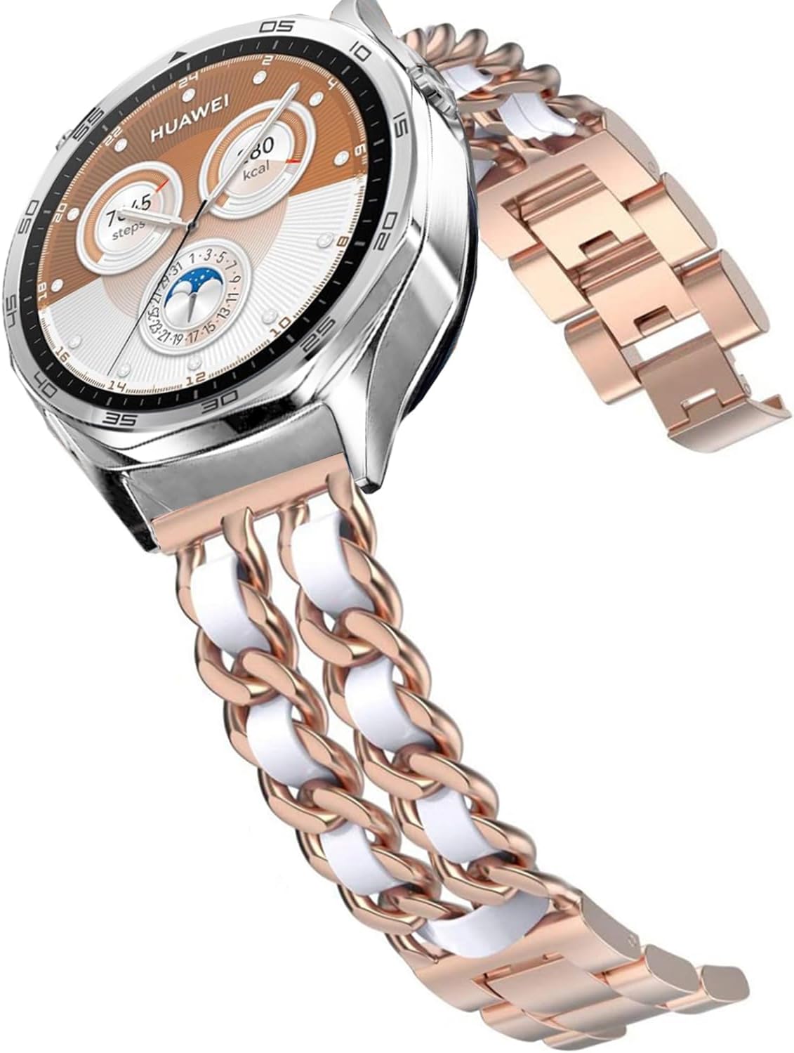 Correas compatibles con Samsung Gear S3 FrontierClassicGalaxy Watch de 1.81 pulgadas  Galaxy 3 de 1.772 pulgadas, correa de repuesto de cuero con