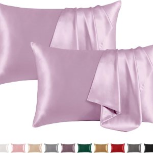 THXSILK Juego de 2 fundas de almohada 100% seda de morera para la salud del cabello y la piel, fundas de almohada suaves, transpirables y lisas con THXSILK Juego de 2 fundas de almohada 100% seda de morera para la salud del cabello y la piel, fundas de almohada suaves, transpirables y lisas con