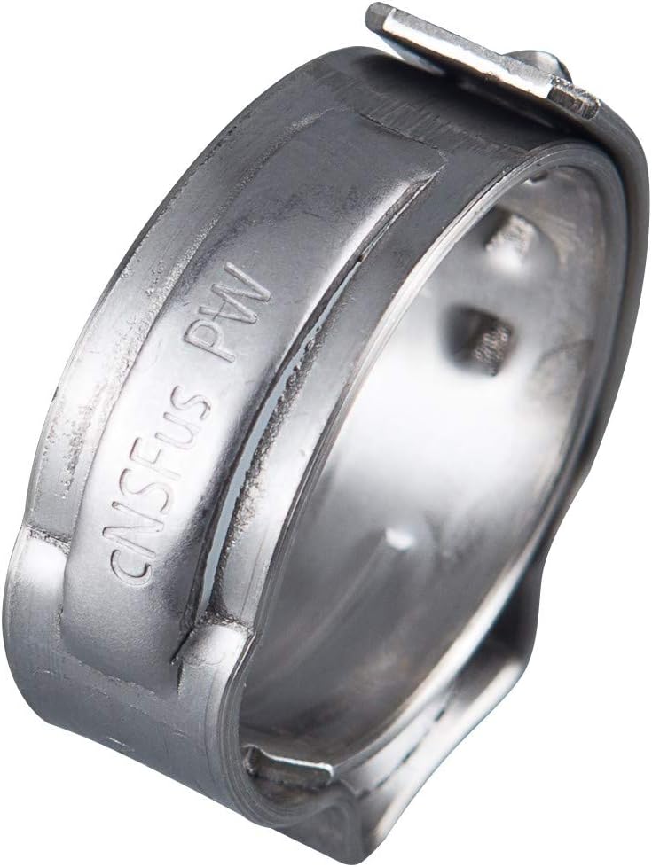 EFIELD – Paquete de 120 anillos de abrazadera de acero inoxidable de 12 pulgada para tubos Pex
