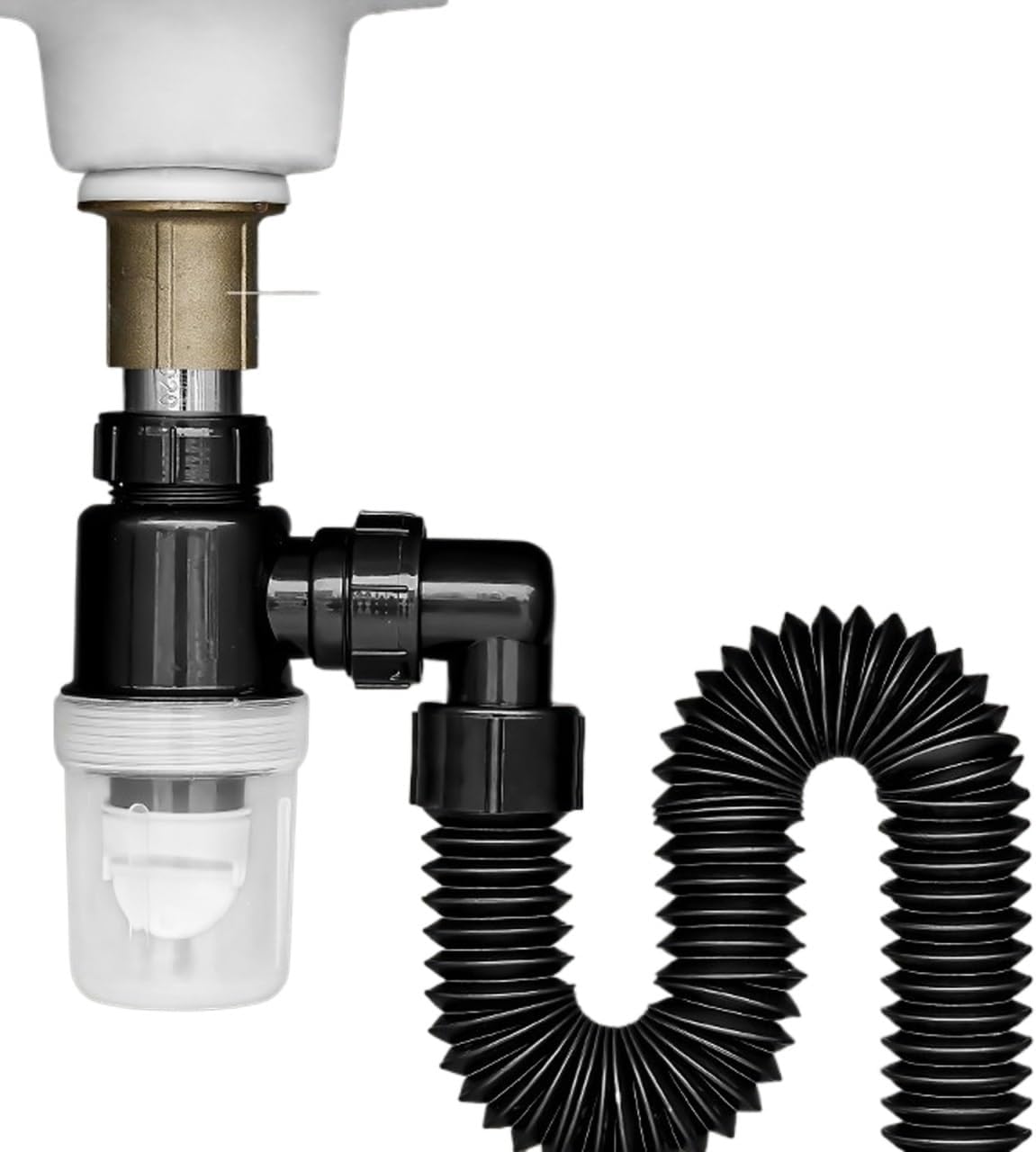 Removedor de obstrucciones de drenaje Manguera De Drenaje para Fregadero De Cocina, Tubería Flexible Estirable, Desodorante, Accesorios De Tubería