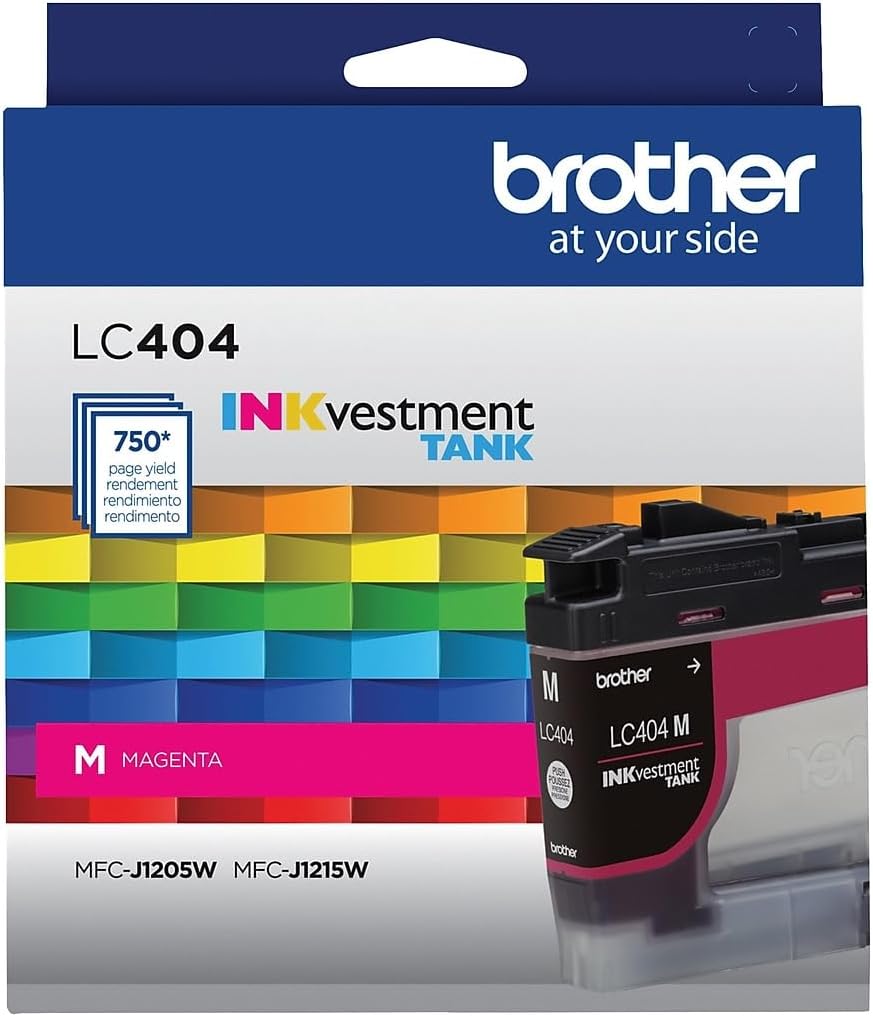 Brother Cartucho de tinta original LC404M Magenta INKvestment Tank