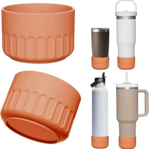Funda protectora de silicona para funda de botella para Stanley Cup Accessories Tumbler Quencher IceFlow 40, 30, 20 onzas, Hydroflask de 12 a 24 Funda protectora de silicona para funda de botella para Stanley Cup Accessories Tumbler Quencher IceFlow 40, 30, 20 onzas, Hydroflask de 12 a 24