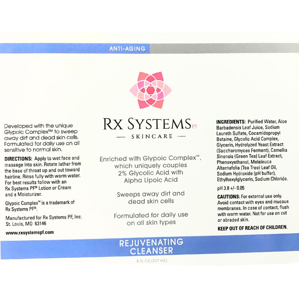 Rx Systems Limpiador Rejuvenecedor 8oz
