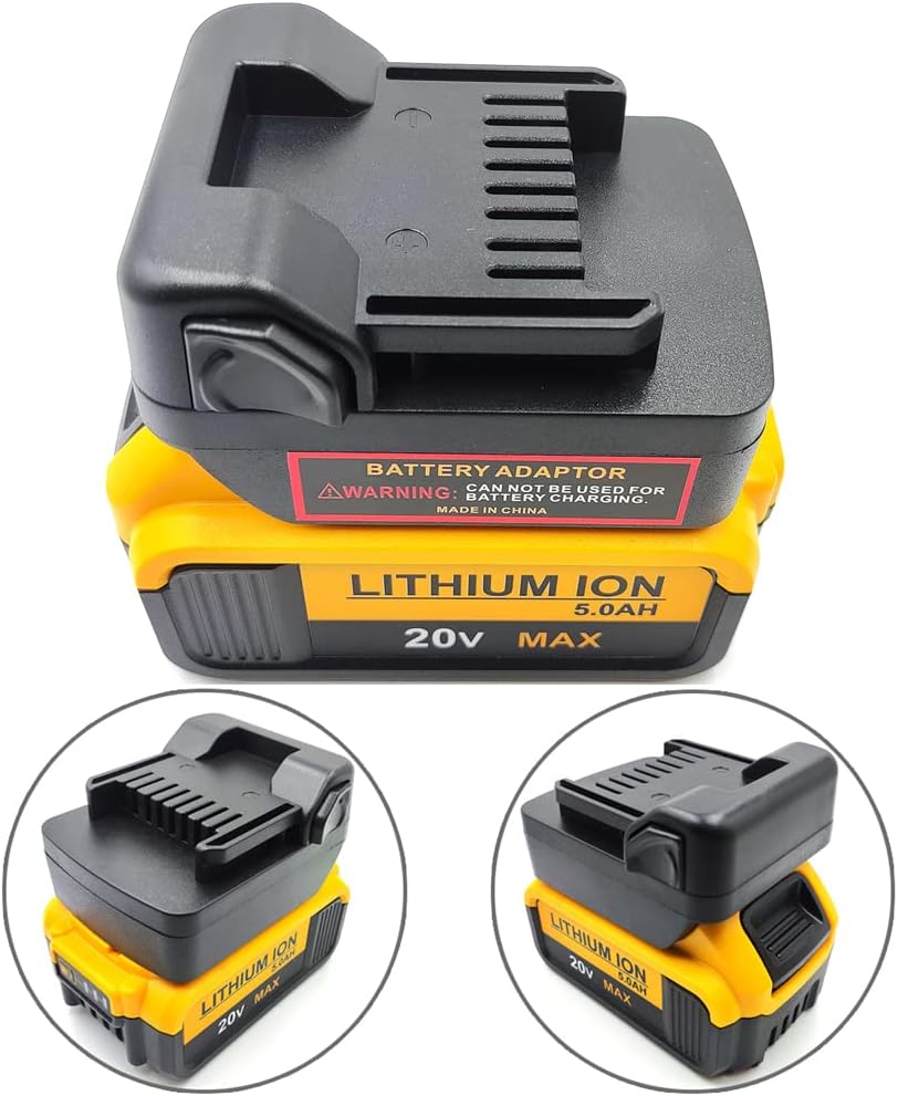 Adaptador de herramienta inalámbrica de batería de iones de litio Hitachi y Metabo HPT de 18 V para batería DeWalt 18 V 20 V MAX XR a batería
