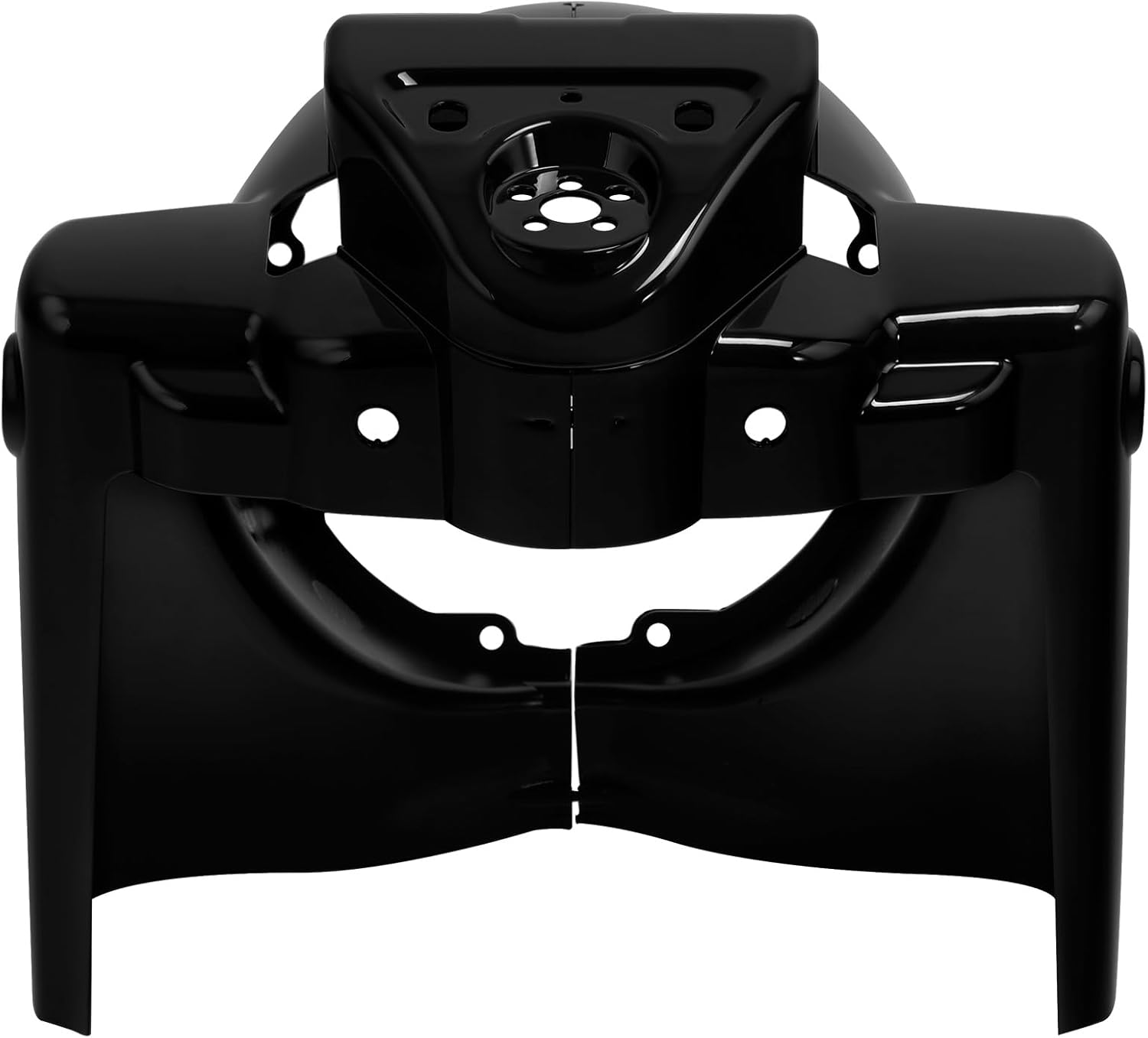 TCT-MOTORPARTS Cubierta de góndola para faros delanteros color negro brillante de 7 pulgadas para Harley Road King FLHR 2014-2023