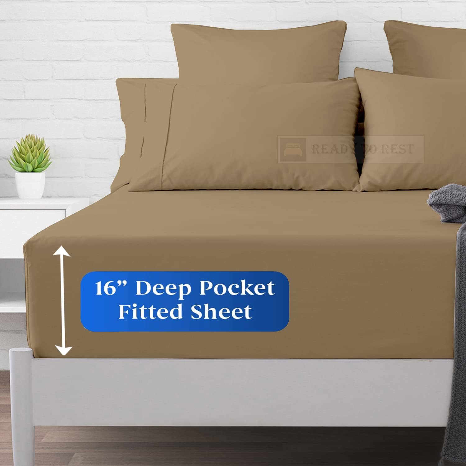 Juego de sábanas divididas tamaño King de 5 piezas para cama ajustable, tamaño individual XL, juego de sábanas divididas, 100% algodón, 400 hilos,