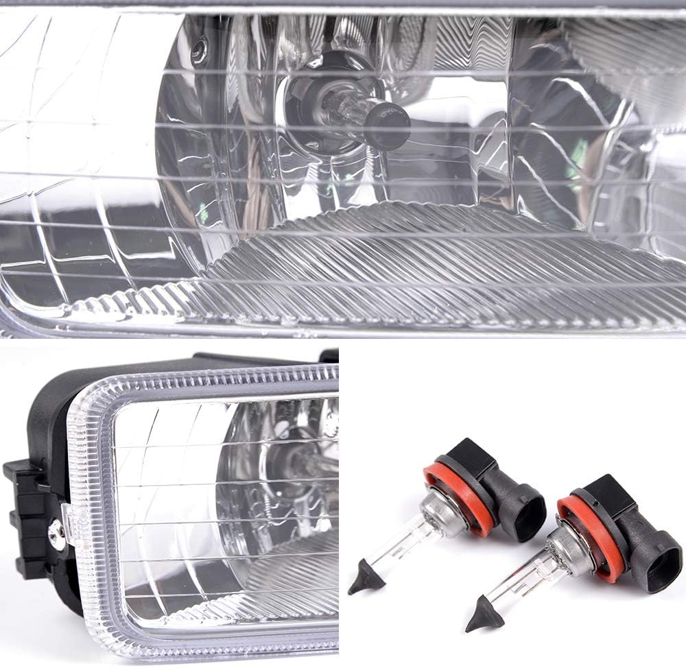 Fog Lights, Compatible with 04-08 Acura TL03-07 Honda Accord 4 Doors Bumper LED Driving Fog Lights + Wiring (4 Doors only)