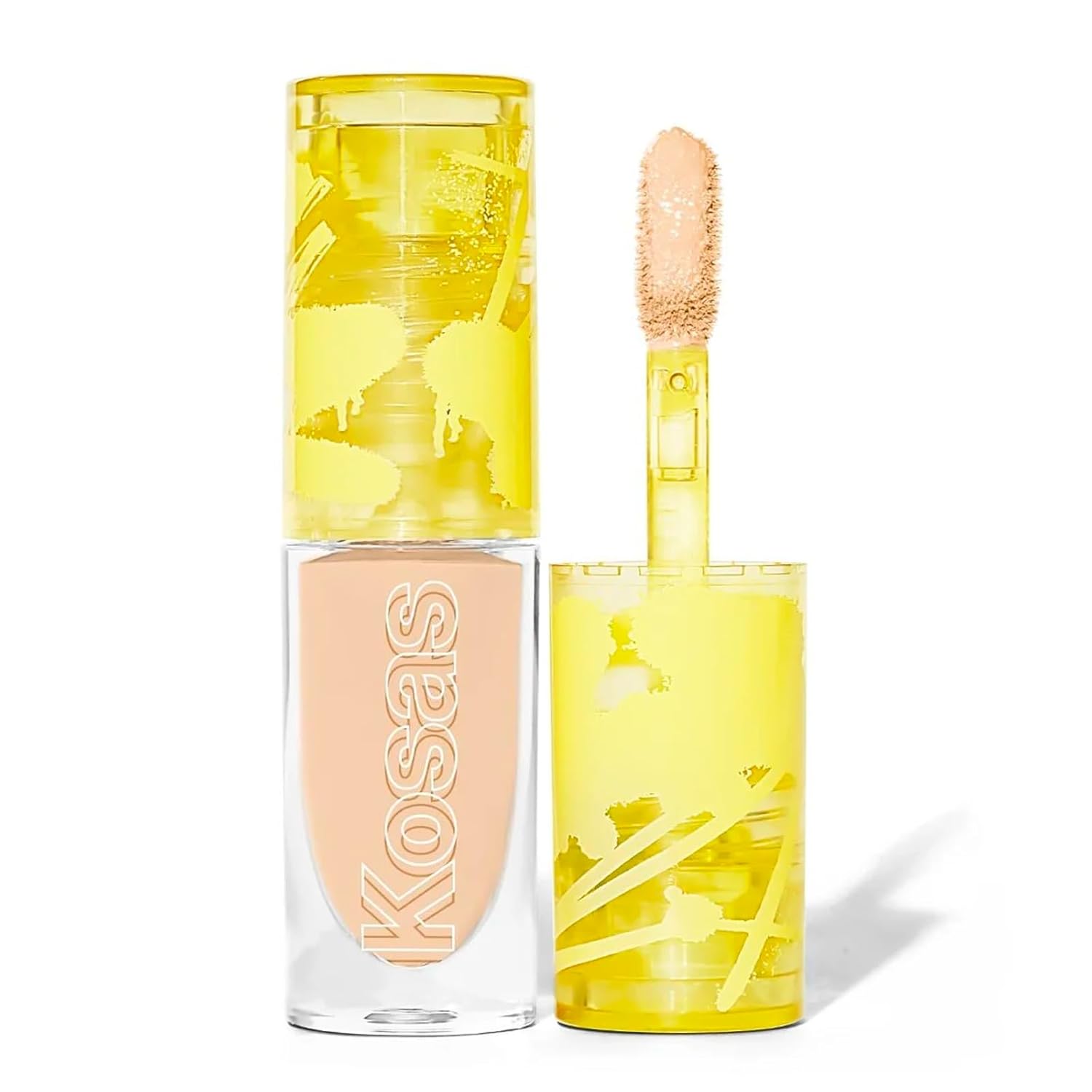 Kosas Mini corrector revelador  maquillaje de cobertura media, oculta ojeras debajo de los ojos, manchas oscuras y manchas (tono 04)