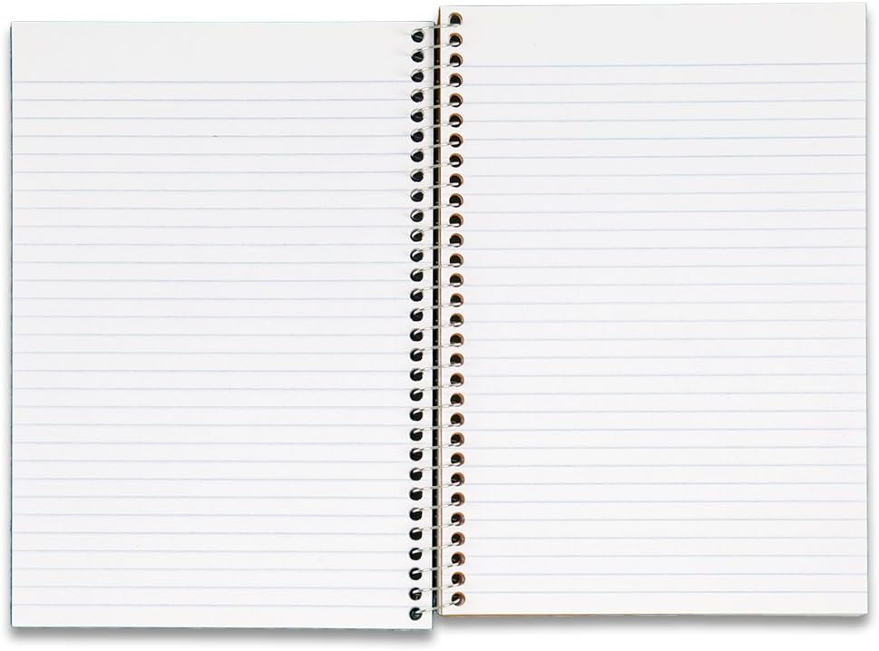 Five Star Cuaderno de espiral, 5 materias, rayado universitario, 11 x 8.5 pulgadas, morado