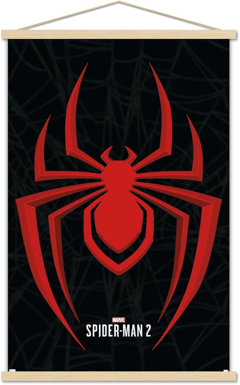 Trends International Marvel’s Spider-Man 2 – Póster de pared con marco magnético Miles Morales