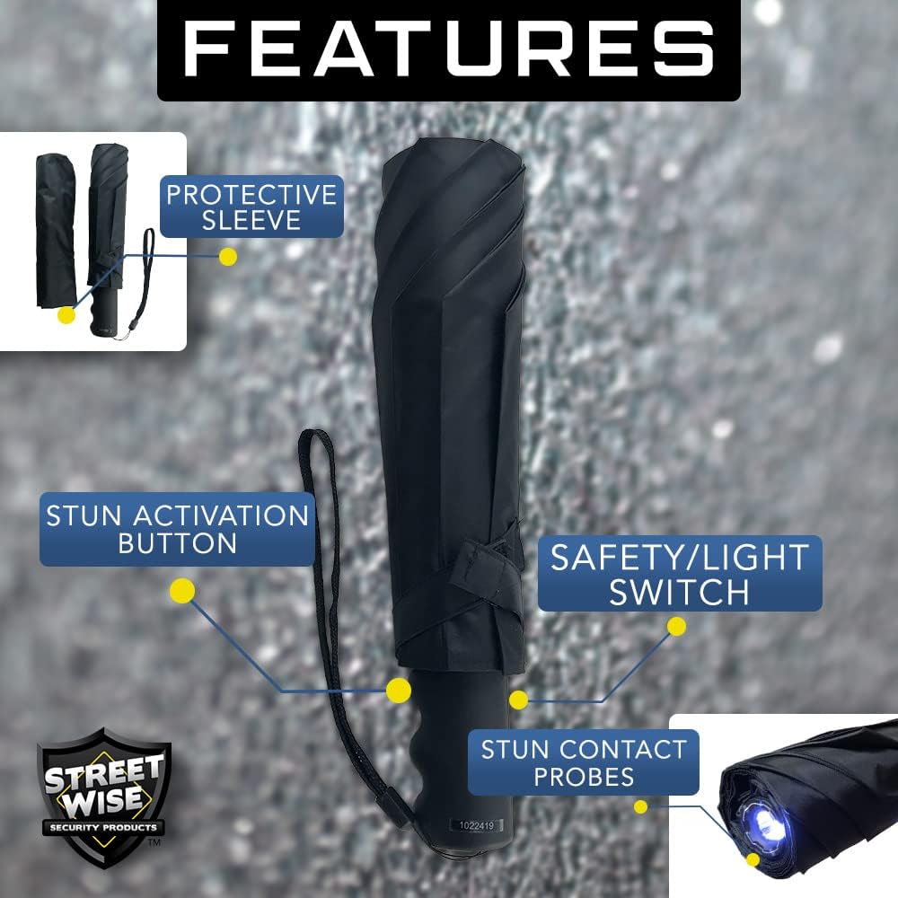 STREET WISE SECURITY PRODUCTS Streetwise Stunbrella 32,000,000 – Linterna aturdidora