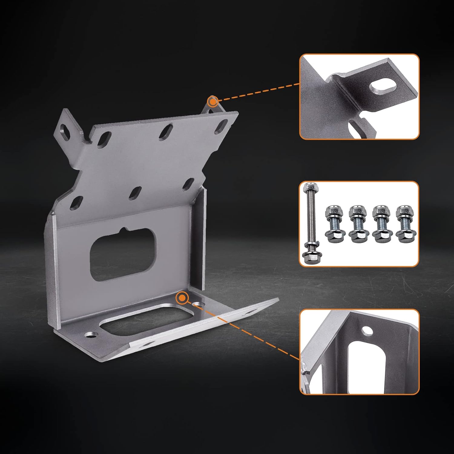 maXpeedingrods Kit de montaje de cabrestante ATV para Honda Foreman 500 Rancher 420 2014-2019