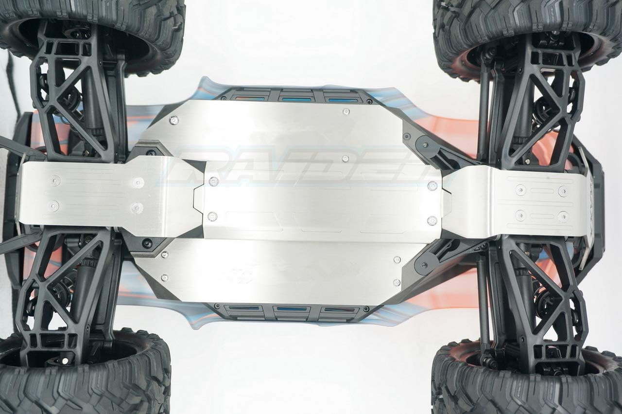 V1 V1 V1 Old Version Maxx Steel Chassis Protector Guard Armor Front Center Rear Skid Plate for Traxxas V1 110 MAXX