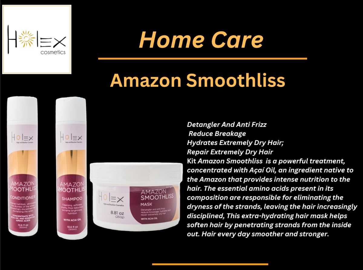 Acondicionador Tienda Smoothliss – Fabricado con aceite de acai y aminoácidos esenciales, limpieza, suavidad, vitalidad, reducción del