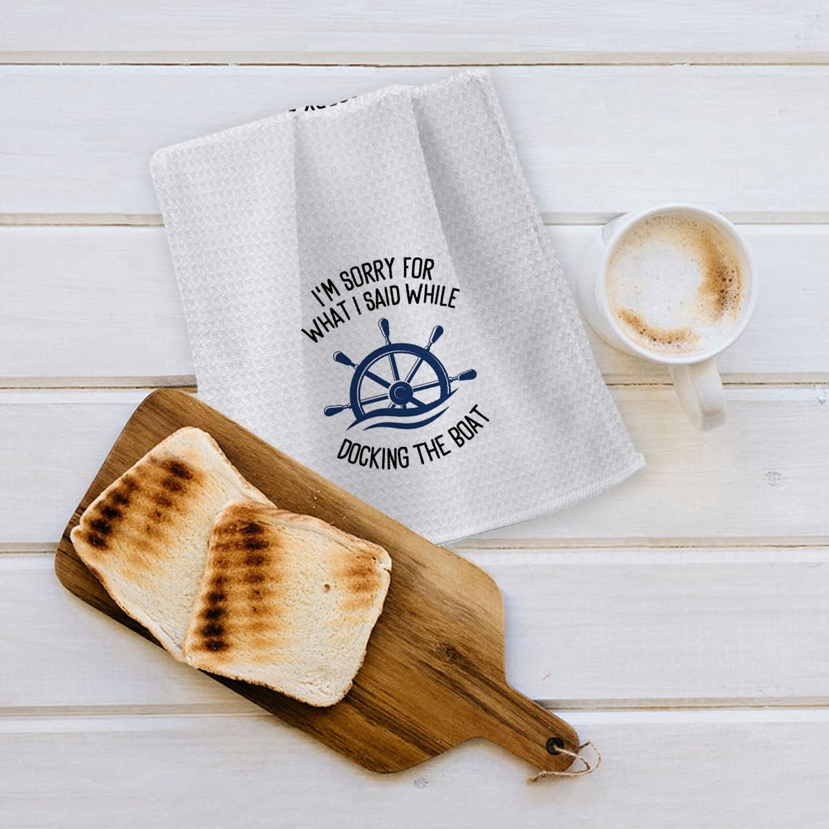 OHSUL Nautical I Am Sorry for What I Said While Docking The Boat – Toallas de cocina altamente absorbentes, paños de cocina, trapos de cocina,