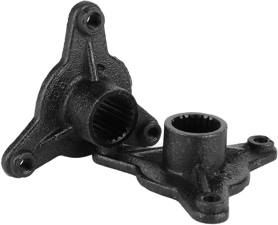 Qiilu 1 par de bujes de eje de rueda trasera, 3.071 in 23T Spline 3 pernos de rueda trasera Hub para 110cc ATV507 ATV516F ATV517F ATV Go Kart