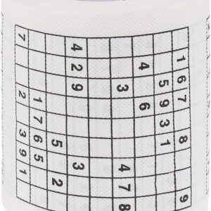 Impreso divertido papel Sudoku papel higiénico baño tejido Impreso divertido papel Sudoku papel higiénico baño tejido