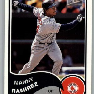 2003 Bazooka #24 Manny Ramirez NM-MT Boston Red Sox Baseball MLB 2003 Bazooka #24 Manny Ramirez NM-MT Boston Red Sox Baseball MLB