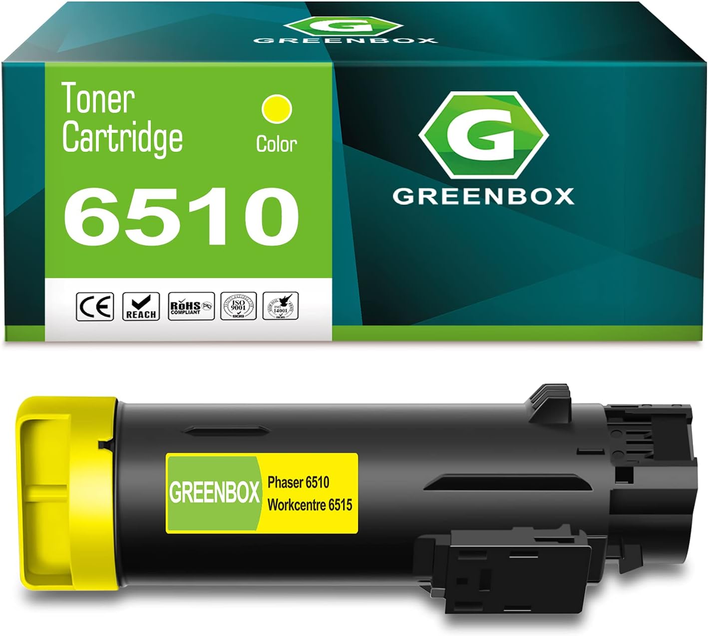 GREENBOX Cartucho de tóner de alto rendimiento remanufacturado 6510 de repuesto para impresora Xerox 6515 6510 106R03479 para impresora Phaser 6510N