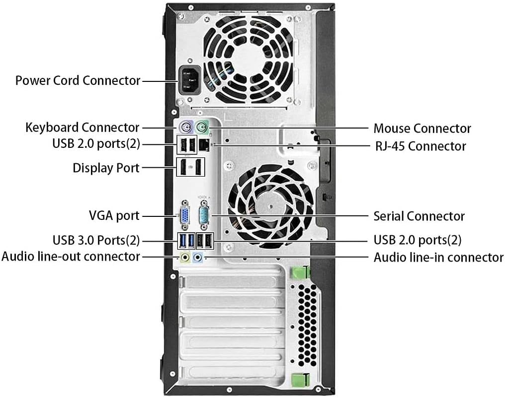 HP i7 ProDesk 600 G1 Tower 32GB Ram 1TB SSD WiFi integrado PC de escritorio BT HDMI VGA USB DP DVDRW Win10 Pro Dual Monitor compatible con nuevo