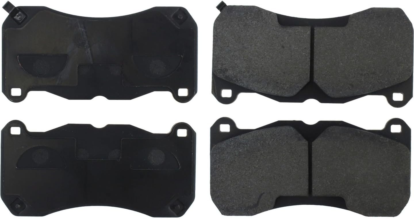 Front Disc Brake Pad Set Compatible With Ford Mustang 5.8L V8 Shelby GT500 2013 2014 PC-702858