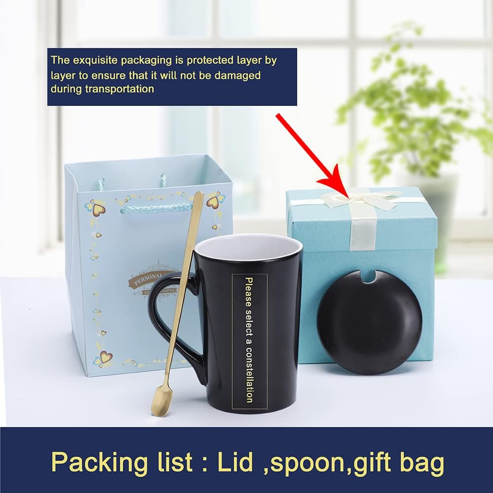 Tazas de constelación de café con foto personalizada, tazas sensibles al calor que cambian de color, tazas personalizadas, regalos personalizados