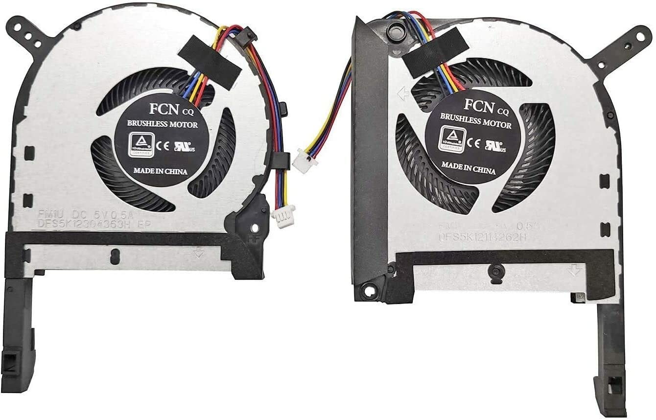 Ventilador de refrigeración de CPU GPU para ASUS TUF Gaming FX505DT FX505 FX505DD FX95 FX705DU FX705DD FX705DT FX95G FX86 ZX86 FX86FE FX86SM FZ86F