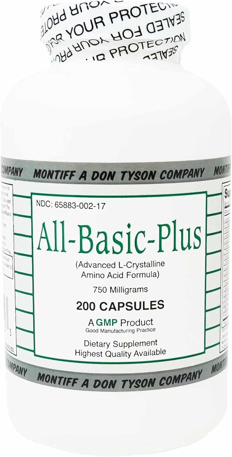 Montiff All Basic Plus Advanced Aminoácido Formula 200 Cápsulas