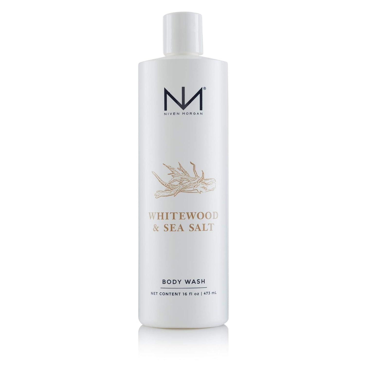 Niven Morgan Gel de baño Whitewood & Sea Salt
