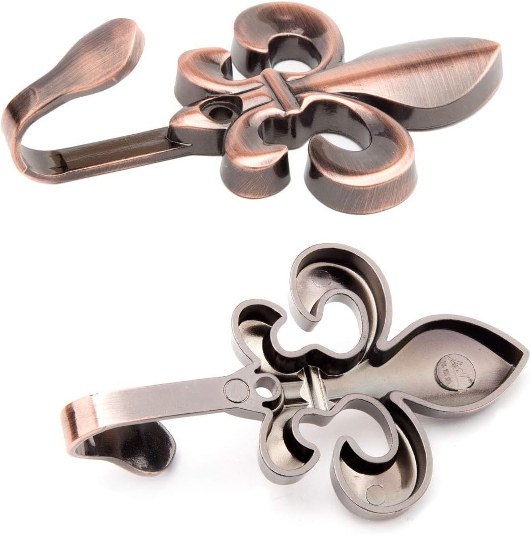 Ganchos decorativos para toallas de baño, ganchos decorativos de pared para abrigos, ganchos de metal resistentes, ganchos para colgar en la pared,