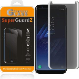Protector de pantalla de vidrio templado para Samsung Galaxy S7 Edge cubierta completa curvada 3D privacidad antiespía, SuperGuardZ reemplazos de Protector de pantalla de vidrio templado para Samsung Galaxy S7 Edge cubierta completa curvada 3D privacidad antiespía, SuperGuardZ reemplazos de