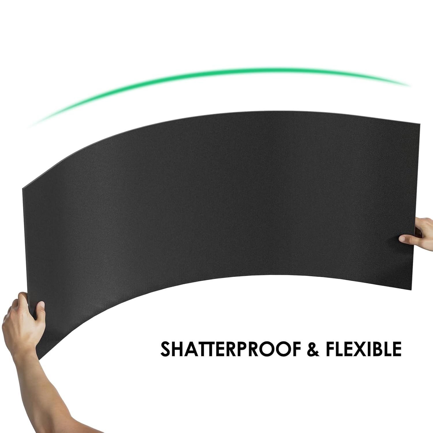 Hoja de plástico ABS negro de 18 pulgadas de grosor, 0.118 in – 36 x 12 pulgadas, hoja de plástico rígido negro largo para letreros, manualidades,