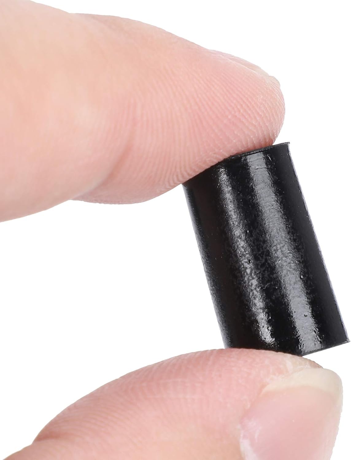 Puntas rápidas para el talón, color negro con una capa extra de poliuretano para reparar el talón, 10 pares de fiestas antideslizantes para