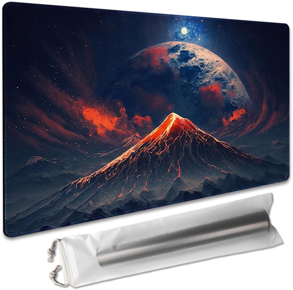 Tapete de juego de mesa prémium de 24 x 14 pulgadas, compatible con OCG CCG RPG MTG, tapete de escritorio para mouse (MTG3-Sin zona)