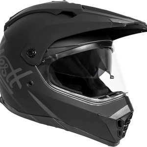 Westt Casco deportivo dual de motocicleta todoterreno para adultos, casco de motocicleta de doble visera, casco de cara completa, ATV UTV, casco de Westt Casco deportivo dual de motocicleta todoterreno para adultos, casco de motocicleta de doble visera, casco de cara completa, ATV UTV, casco de