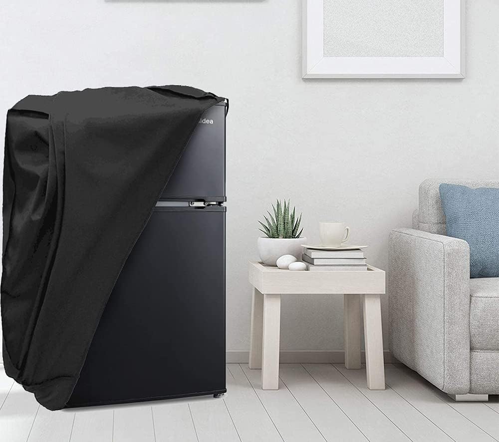 UCARE Cubierta antipolvo compatible con RCA RFR322-B RFR322 3.2 pies cúbicos de una sola puerta, mini nevera 420D tela Oxford impermeable a prueba