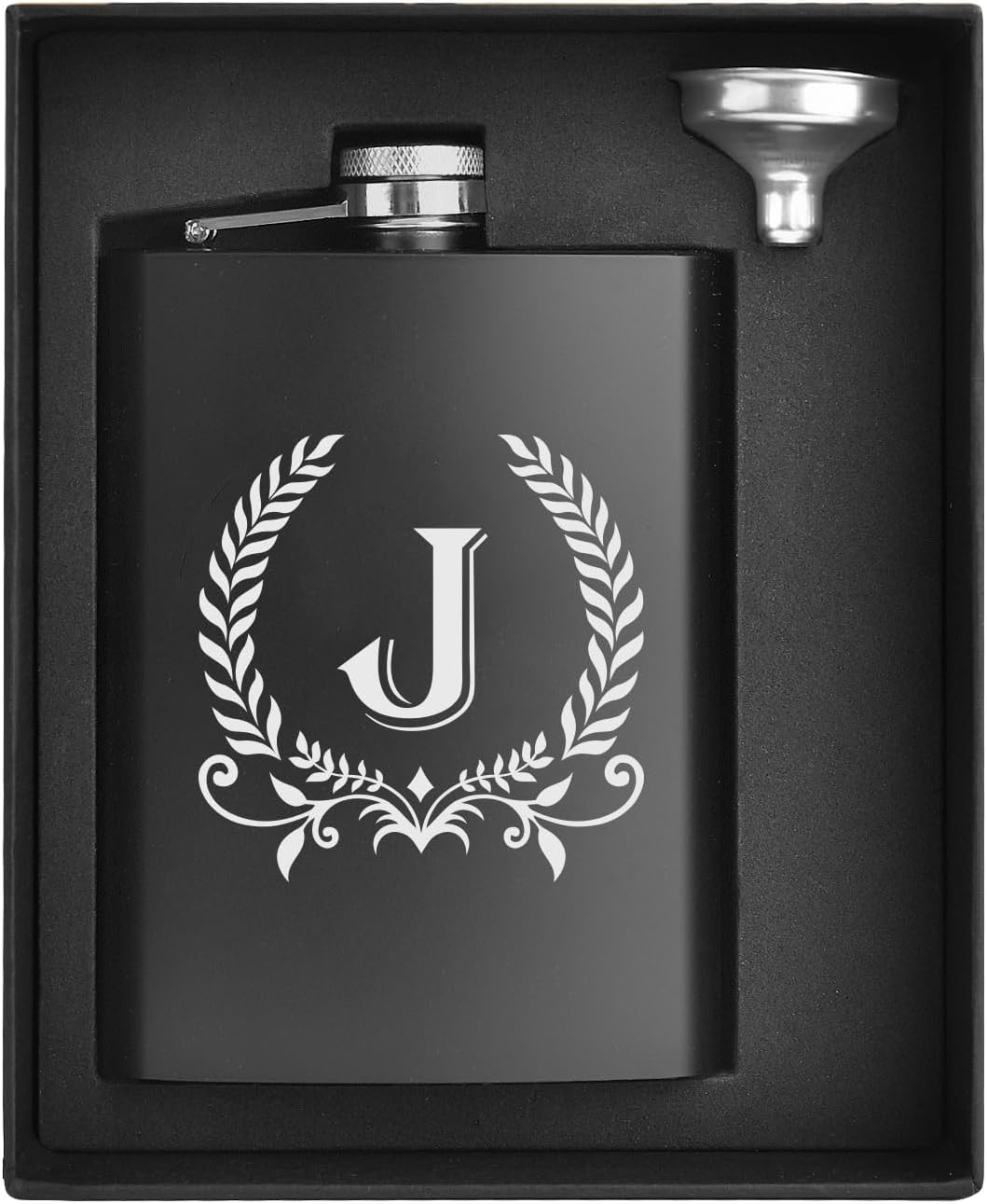ELEGANTPARK Regalos personalizados para hombres, padrinos de boda, regalos iniciales con monograma para hermano, novio, boda, cumpleaños, Navidad,