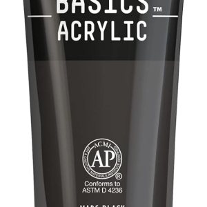 Liquitex BASICS – Pintura acrílica, tubo de 4onzas, color negro (Mars Black) Liquitex BASICS – Pintura acrílica, tubo de 4onzas, color negro (Mars Black)