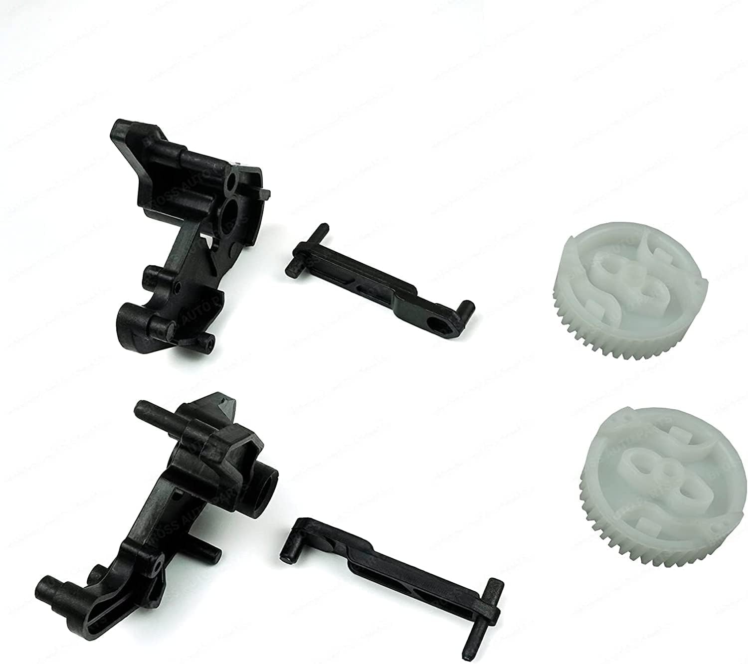 VALEA Kit de reparación de engranajes de bloqueo de puerta 51217202143 para B.M.W 1 3 5 X5 X6 Z4 E90 E91 E92 E93 izquierda y derecha