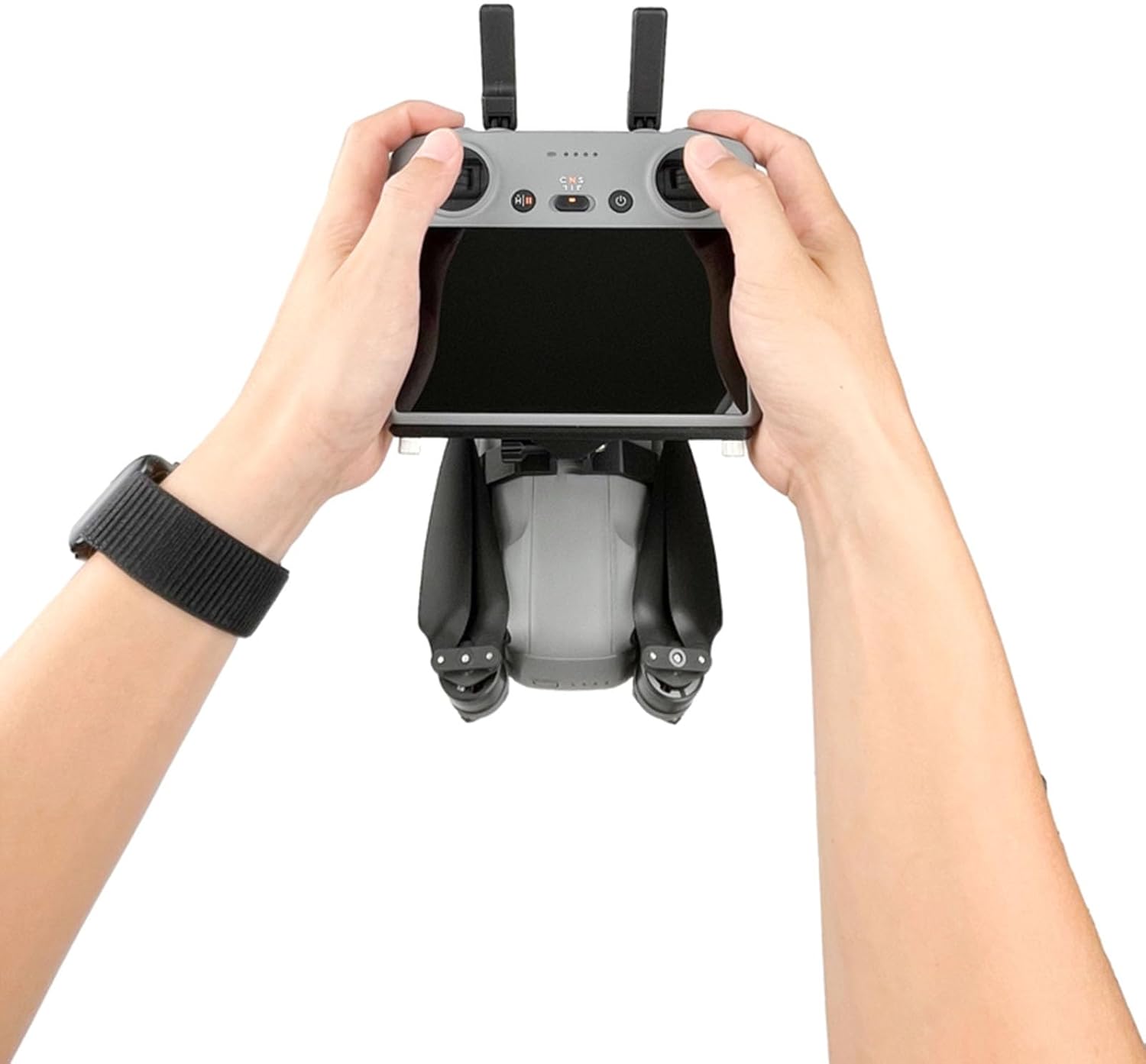 Soporte estabilizador de mano para dron, kit de soporte modificado, adaptador de agarre de cámara, montaje de trípode de tornillo 14 para DJI RC 2