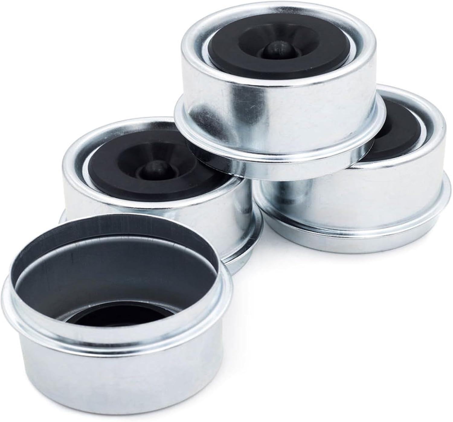Tapón de grasa para eje de remolque, 4 unidades, tapa de grasa para eje de remolque, tapa de polvo de eje de remolque de 2.72 pulgadas, tapa de