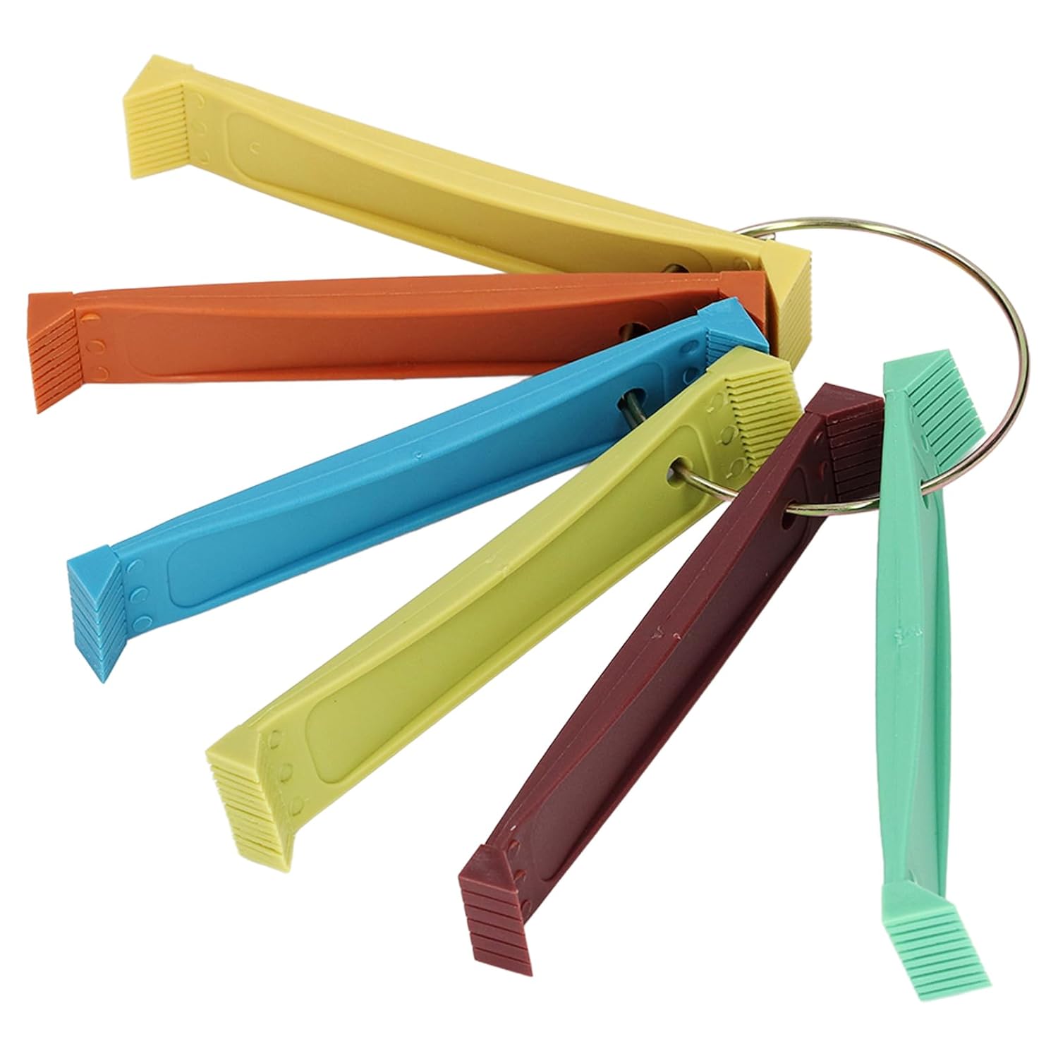 Limpiador de aletas de aire acondicionado, ligero, 6 colores, 12 tamaños, condensador multifuncional, alisador de aletas, diseño portátil, alta