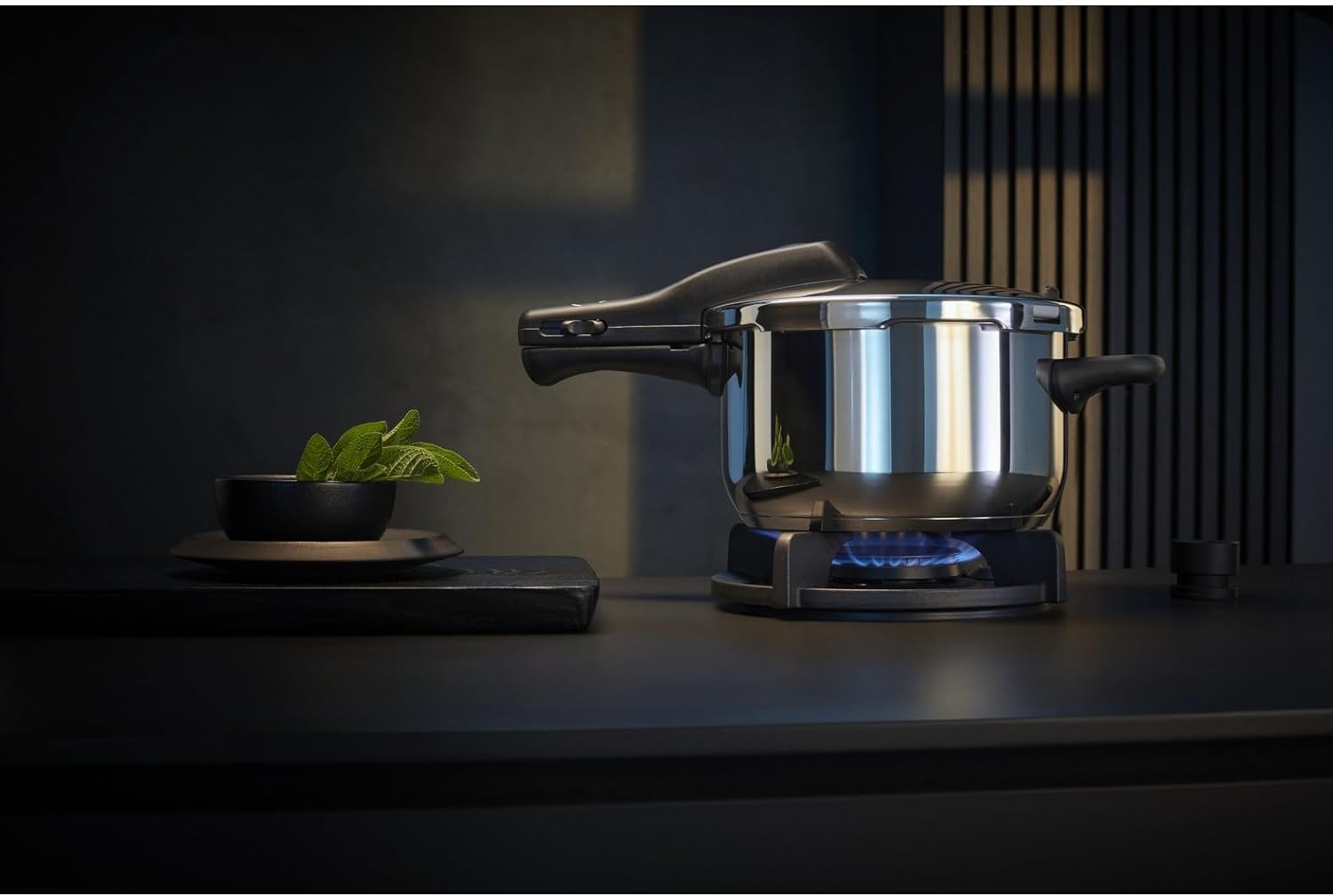 WMF Perfect  Quick Cooker Ø 22 cm Diameter of 6 Litres and a Half Cromargan Stainless Steel for Induction