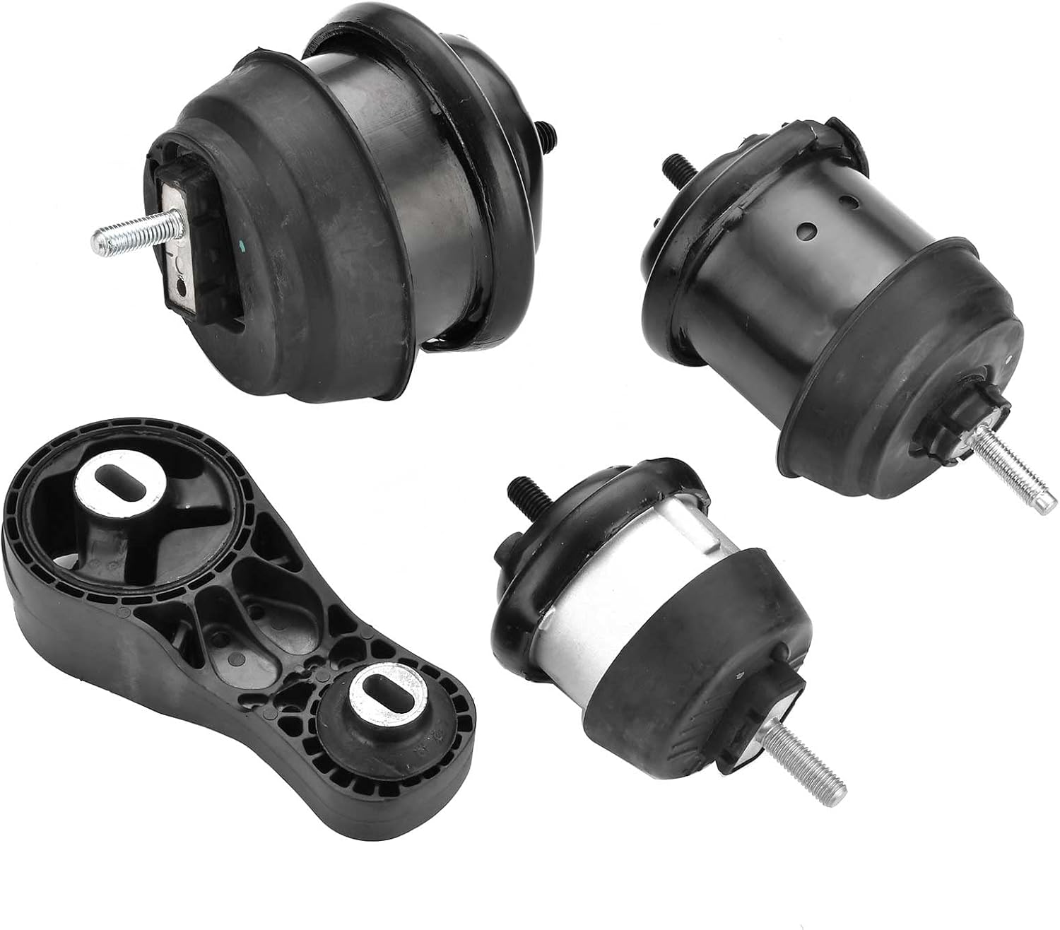 Kit de montaje de transmisión de motor de 4 piezas compatible con GMC AcadiaSaturn Outlook 3.6L 2009-2016 Buick Enclave Chevrolet Traverse 3.6L