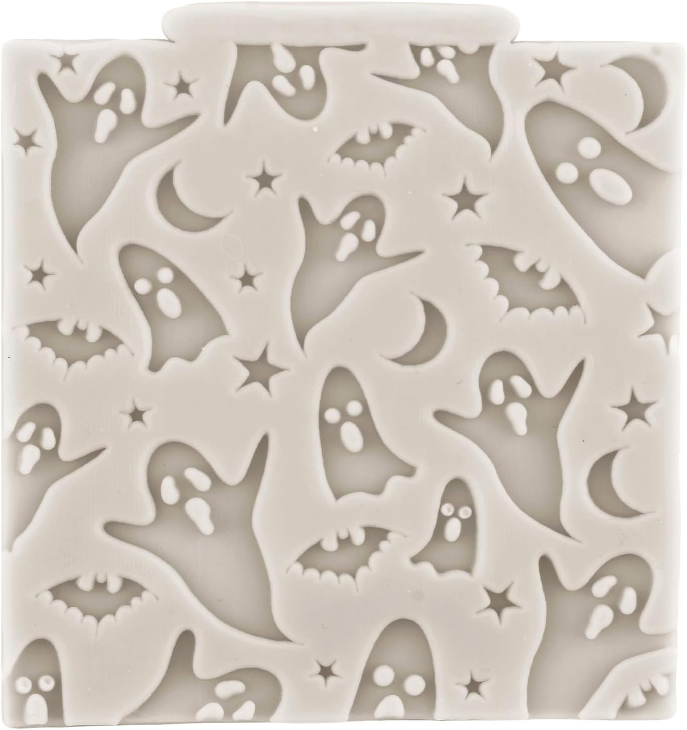 MYPRACS Molde de silicona para Halloween, bruja, fantasma, cráneo, araña, mano, fondant, molde para decoración de pasteles de Halloween, decoración