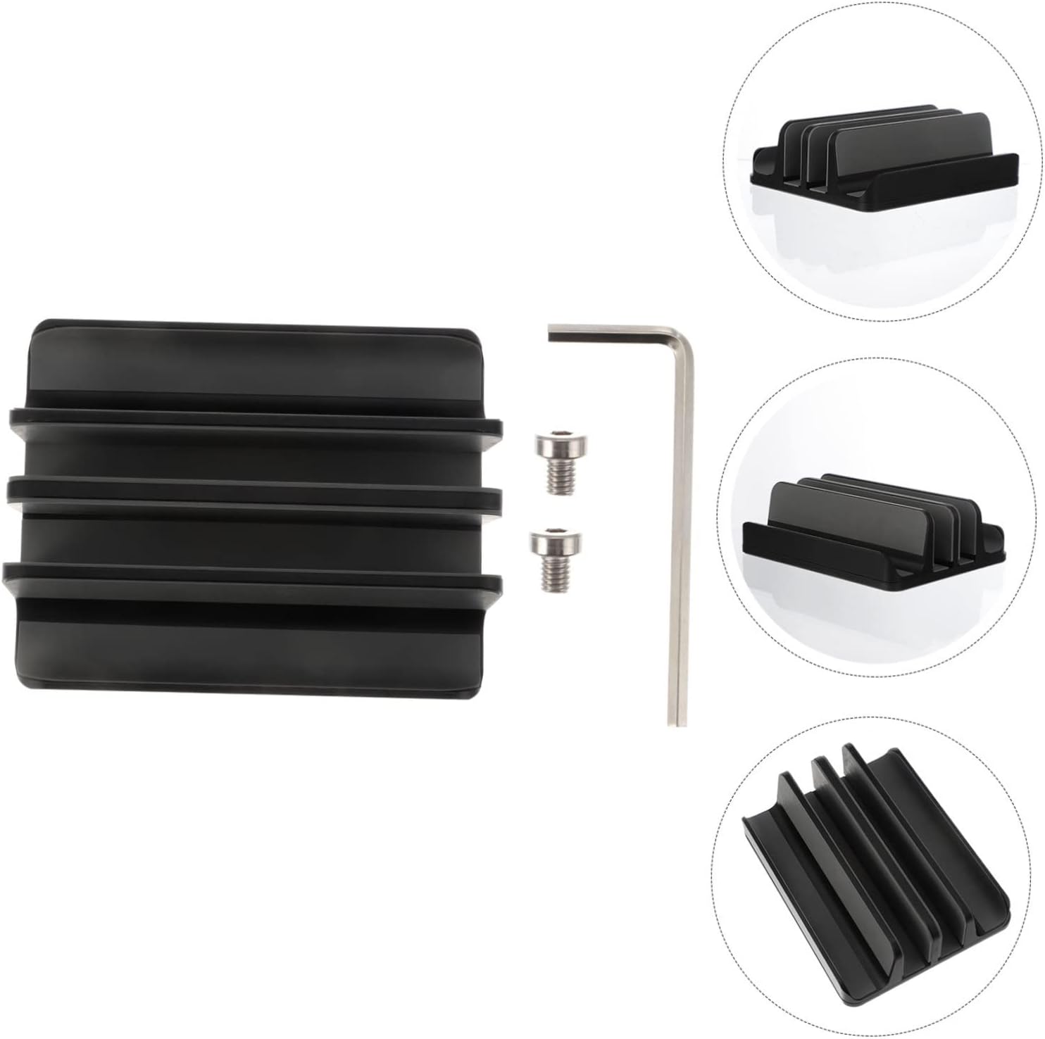 NOLITOY 2 unids Laptop Stand Rack de almacenamiento para portátiles múltiples soporte para portátil vertical base vertical portátil Base vertical