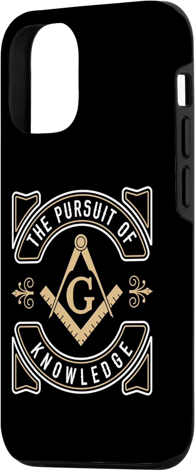 Funda para iPhone 13 Pro The Pursuit Of Knowledge Mason Fraternal SMIB Freemason